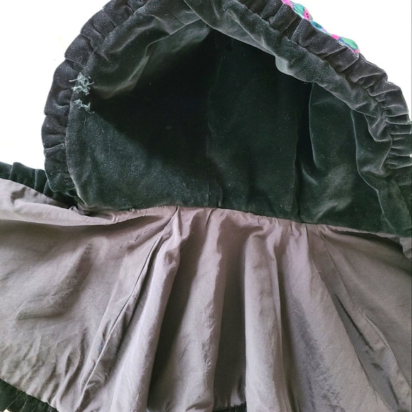 SOLD!! ⭐HOST PICK⭐  VINTAGE - Children's cotton velvet coat with separate hood. - Picture 6 of 16